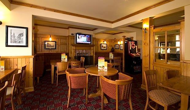 Coffee shop area at Premier Inn Dunfermline