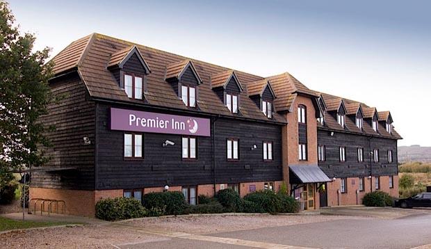 Exterior of Premier Inn Hotel Eastbourne