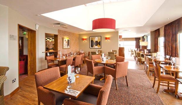 Restaurant area at Premier Inn Edinburgh Airport (Newbridge)