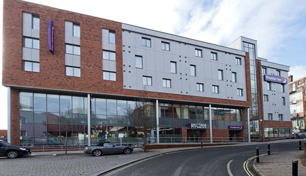 Exterior of Premier Inn Exeter City Centre