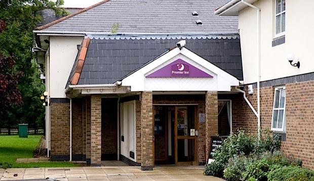 Exterior of Premier Inn Lincoln (Canwick) hotel