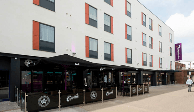 Exterior of Premier Inn London Orpington hotel