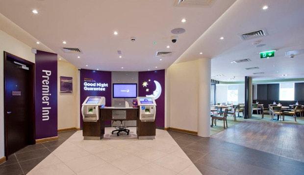 Reception at Premier Inn London Sidcup