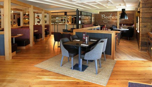 Restaurant area at Premier Inn Redditch North (A441)