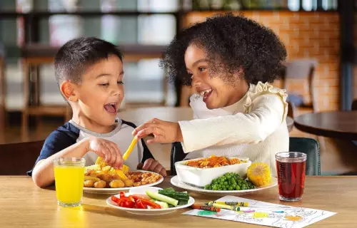 Kids eat free all day long this half term*