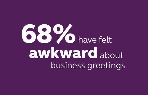 Why is greeting people at work awkward?