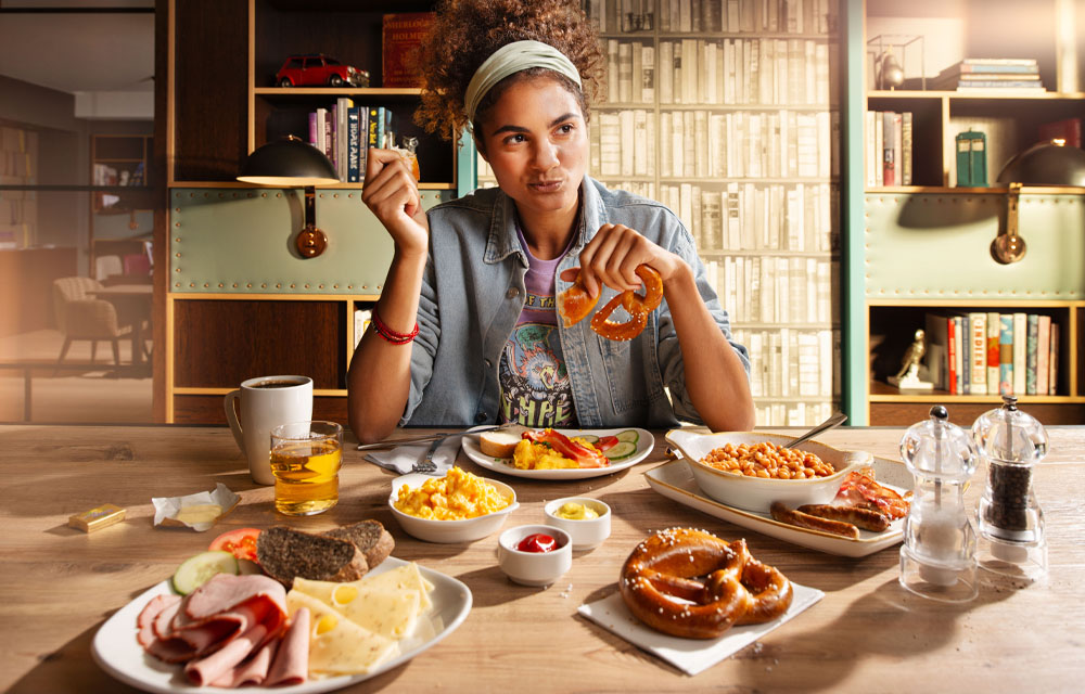 Warmes Frühstück bei Premier Inn