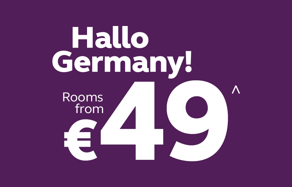 Hallo Germany! Rooms from €49