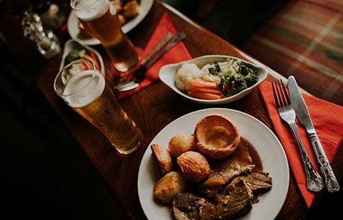 Pub roast in Corby