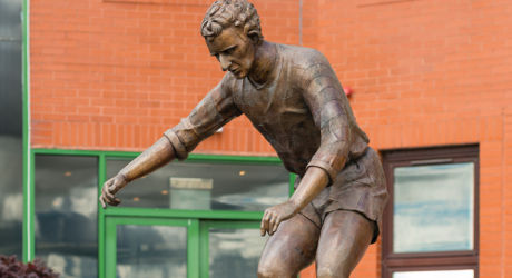 Statue outside Celtic Park