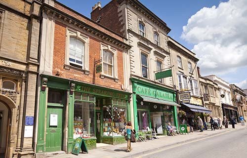 Shopping in Glastonbury