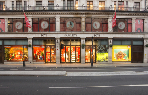 Hamleys shop front