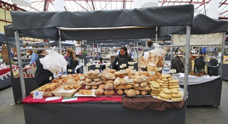 Altrincham Market stalls