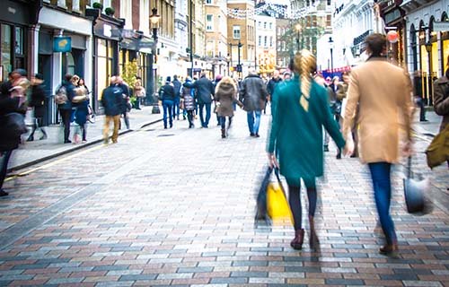 Shopping in Romford