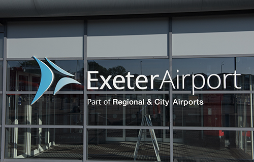 Exeter Airport nearby