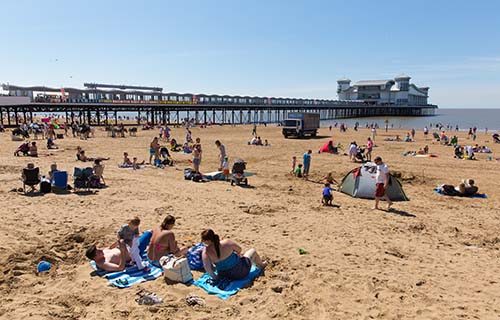 Beaches in Weston-super-Mare