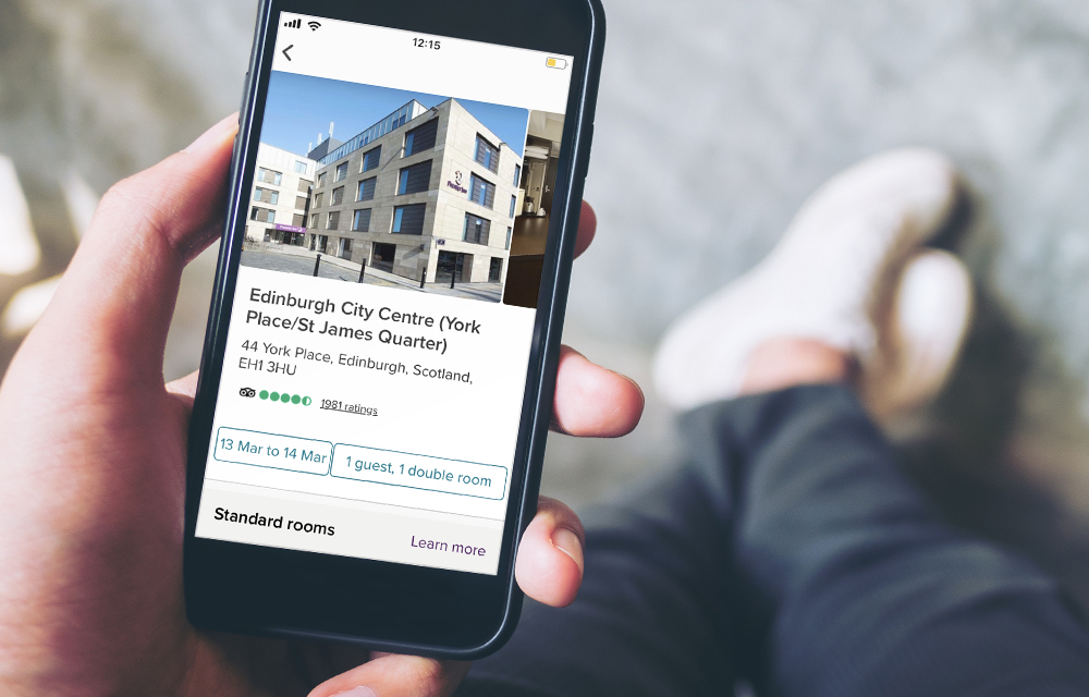 Tap into the benefits of our Premier Inn mobile app